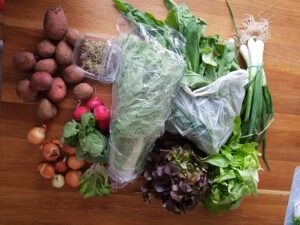 tavaszi zöldségdoboz